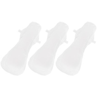 MILISTEN Waschbar Baumwolle Damenbinden Wiederverwendbare Slipeinlagen 3 Stücke 420mm Stoffbinden Menstruationstuch Hygienetuch Cotton Pads für Menstruation alle Frauen