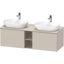 Duravit D-Neo Konsolenwaschtischunterbau wandhängend Taupe Matt 1400x550x459 mm - DE4950B70910000 DE4950B70910000