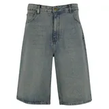 2y studios Jeansshorts 2Y STUDIOS "2Y Studios Junan Baggy Basic Shorts", Herren, Gr. 32, Normalgrößen, sand blau, 100% Baumwolle, unifarben, Jeans Jeansshorts