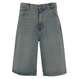 2y studios Jeansshorts 2Y STUDIOS "2Y Studios Junan Baggy Basic Shorts", Herren, Gr. 32, Normalgrößen, sand blau, 100% Baumwolle, unifarben, Jeans Jeansshorts