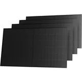 Powerness® 500Wp Solarmodul Full Black, TOPCon bifazial Glas-Glas PV Modul, N-Type Doppelglas Solarpanel mit 0–5W positiver Leistungstoleranz für Balkonkraftwerk, 0% MwSt. (4 Stk)