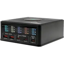 Exsys GmbH Multiport High Power Ladestation 160W, schwarz