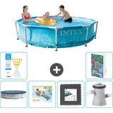 Frame Pool Rund - 305x76 Cm - 7-teilig  S49