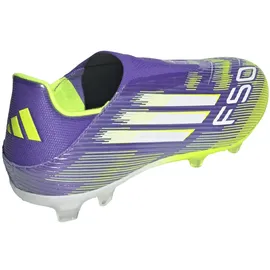 adidas F50 League Laceless FG/MG Purple Rush / Cloud White / Lucid Lemon 46