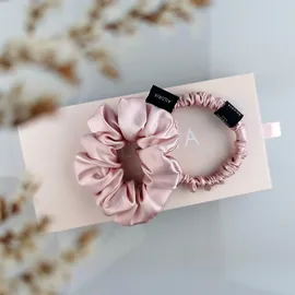 AILORIA Set Scrunchies S und M aus Seide DOUX