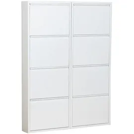 VCM Pisa 101 x 140 x 16 cm Schuhkipper / weiß