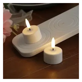 uYuni LED Mini Teelichter 2 St. weiß