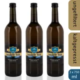 3 x Leinöl - Lausitzer Gold (kaltgepresst ungefiltert Premium Leinöl), 3 x 750ml