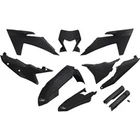 UFO PLAST Plastik-Kit Full Kotflügel SCHWARZ für KTM EXC-F 350 2024-2024
