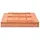 vidaXL Holzsandkasten Tannenholz 95×90×15 cm mit Dach braun