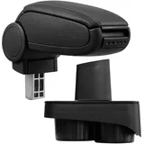 pro.tec [pro.tec] Mittelarmlehne Armauflage mit Staufach gepolstert Kunst Leder schwarz