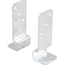 Pitzl Pfostenanker Atlas 11046 für Zaunpfosten - Stahl feuerverzinkt / 2-teilig