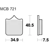TRW Lucas TRW MCB721SV