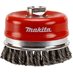 Makita Drahttopfbürste - für Stahl, Farbe, Gussstahl, Rost, Schweißkanten