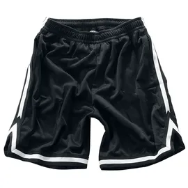 URBAN CLASSICS Stripes Mesh Shorts (TB243-00052-0042) blkblkwht