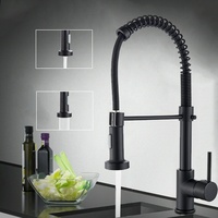 Schwarz küchenarmatur mit brause ausziehbar spültischarmatur Wasserhahn Küche