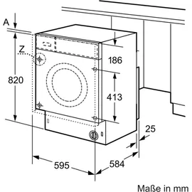 Neff V6540X3 Waschtrockner (7 kg / 4 kg, 1355 U/min)