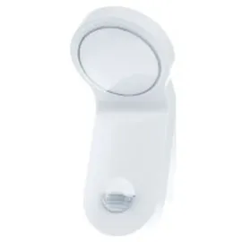 ESYLUX Außenleuchte Aluminium 20,5 cm inkl. Bewegungsmelder weiß