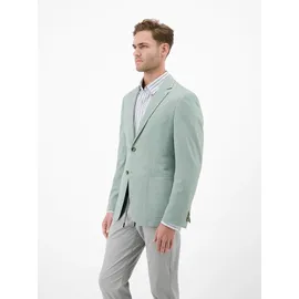 Lerros Jerseysakko LERROS "Leichter Jersey-Blazer mit bedrucktem Futter", Herren, Gr. 52, grün (tinted grau), 82% Polyester, 11% Viskose, 7% Elasthan, Sakkos, Jersey mit Stretchanteil, bedrucktes Innenfutter, 2-Knopf-Design
