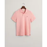 GANT Regular Fit Poloshirt mit Label-Stitching Modell 'SHIELD', Pink, XXXL