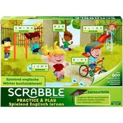 MATTEL FTG51 MATTEL Games Scrabble Practice & Play - Spielend Englisch lernen