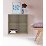 Hammel Furniture Regal »Mistral, Hochwertig Hängeregal, Wandregal«, beige , 92450330-0 B/H/T: 70 cm x 70 cm x 27 cm,