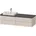 Konsolenwaschtischunterbau wandhängend 1600x550 mm Schubkästen für Möbelwaschtisch Position links HP4963L83830010 Farbe Taupe Supermatt