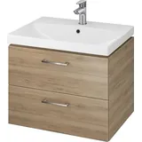 Cersanit, Waschbecken, Lara City 59.4 cm walnut (S801-143-DSM) (460 mm, 594 mm)