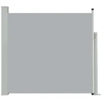vidaXL Ausziehbare Seitenmarkise 170 x 300 cm grau