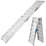 Trutzholm Auffahrrampe 180 cm 200 kg klappbar Aluminium geriffelt silber 1 St.