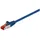 goobay CAT 6 Patchkabel, S/FTP (PiMF), Blau - LSZH halogenfrei, Kupfer