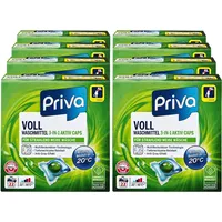 Priva Triple Vollwaschmittel 3-in-1 Caps 22 WL, 8er Pack