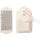 Glorex  Papier-Etiketten Anhänger 5-8 x 3-5cm 15 Stück