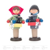 Großhandel Dregeno Weihnachtliche Miniatur Striezelkinder (2) BxHxT 3 cmx6 cmx3 cm NEU Erzgebirge