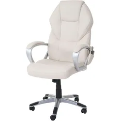 Mendler Massage-Bürostuhl HWC-A69, Drehstuhl Chefsessel, Heizfunktion Massagefunktion