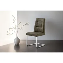 byLIVING Esszimmerstuhl Marlen XXL Mikrofaser braun 2er Set