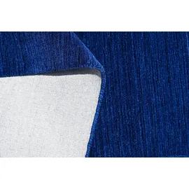 THEKO Wollteppich THEKO "Gabbeh Super, Handweb, auch als Läufer erhältlich, reine Wolle" Gr. 5, blau (dunkelblau), B:200cm H:9mm L:200cm, Wolle, Teppiche, Schlafzimmer, Wohnzimmer, Esszimmer, auch als Bettumrandung
