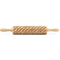 Folkroll Teigroller FOLKROLL "3D-Motiv-Teigrolle", braun, L:43cm, Buchenholz, Teigroller, Autos