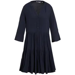Tom Tailor Denim Damen Kleid BABYDOLL Blau 10668 XS