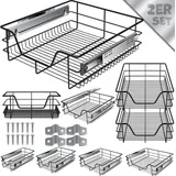 Kesser KESSER® Teleskopschublade Küchenschublade Küchenschrank Korbauszug Schrankauszug Vollauszug Schublade
