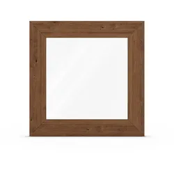 Fenster mit Mooreiche Dekor, Kunststoff, Kömmerling 70 AD, Dekorfarbe Mooreiche, 510 x 510 mm, individuell online konfigurieren