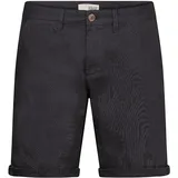 !Solid Shorts SOLID "Shorts SDLoras", Herren, Gr. XXL, N-Gr, schwarz, Obermaterial: 55% Leinen LI. 45% Baumwolle CO., Hosen Shorts