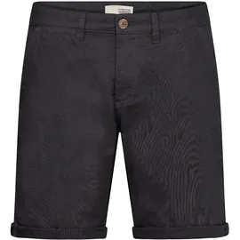 !Solid Shorts SOLID "Shorts SDLoras", Herren, Gr. XXL, N-Gr, schwarz, Obermaterial: 55% Leinen LI. 45% Baumwolle CO., Hosen Shorts
