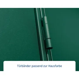 Hörmann EcoStar Gerätehaus Elegant-S Typ 2 2,59 x 2,48 m Moosgrün