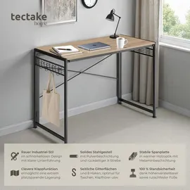 Tectake Schreibtisch Paterson Eiche