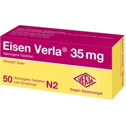 Eisen Verla 35 mg überzogene Tabletten 50 St