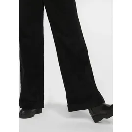bonprix Cordhose Loose Fit Schwarz 56