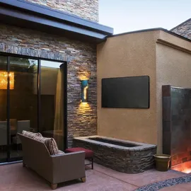 kwmobile 32" TV Outdoor TV Abdeckung Schwarz