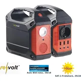 Revolt Powerstation mit 60-W-Modul, 155 Wh, 230 V, 12 V, USB, 180 Watt