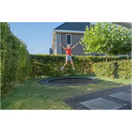 EXIT TOYS Dynamic ebenerdiges Sports Trampolin 305 cm Schwarz